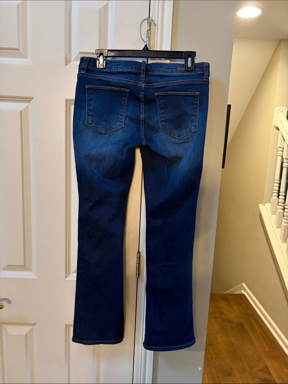 Kut from the Kloth Deep Indigo Baby Bootcut Jeans, 6 P - Picture 3 of 5